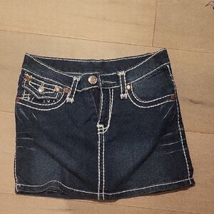 Denim Mini Skirt